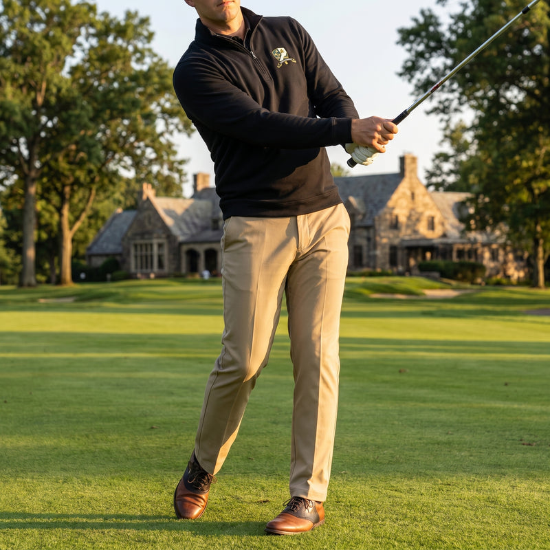 The Quarter-Zip Pullover-Golf version