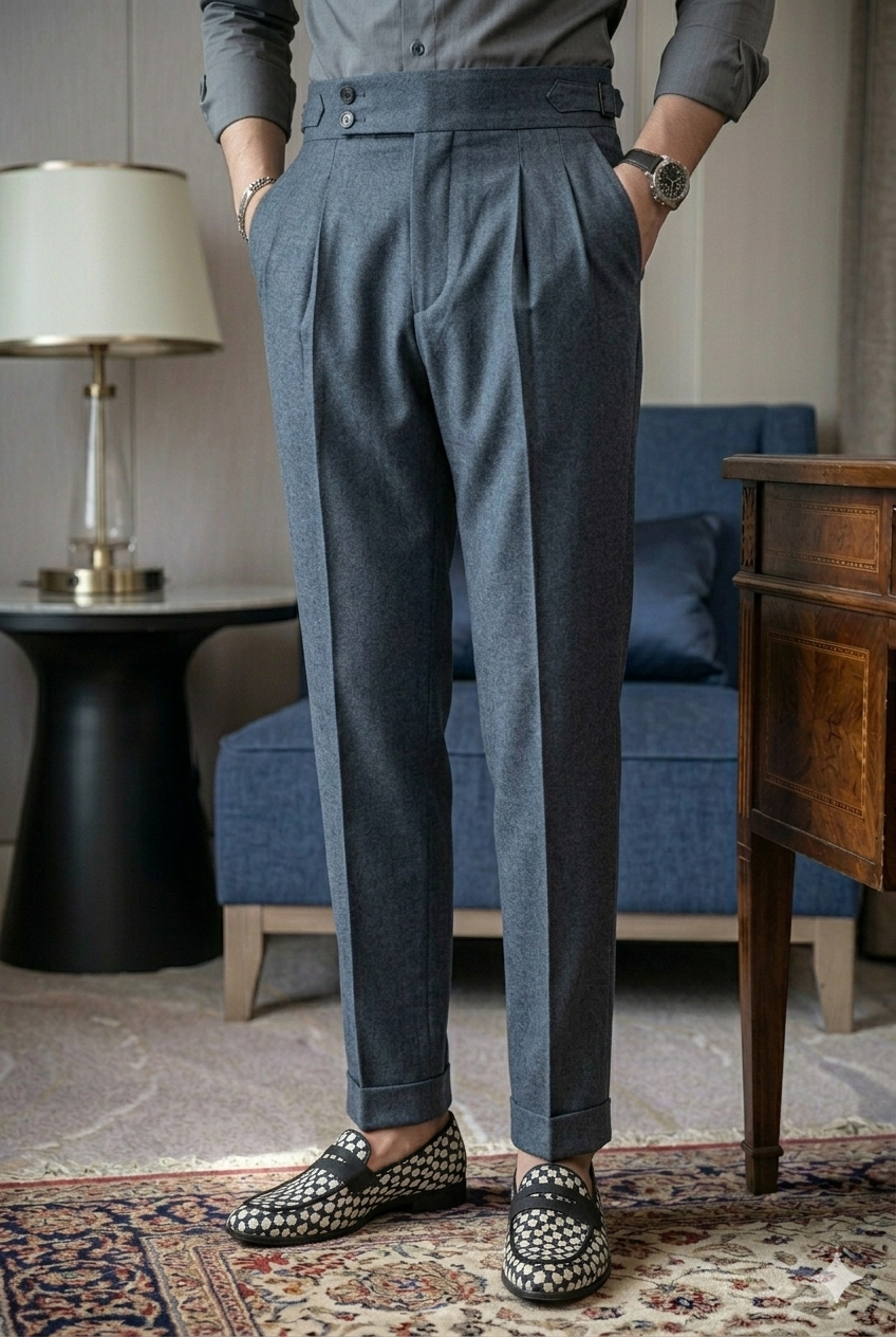 The Aristocrat Pleated Trouser